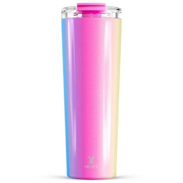 Imagem de Meoky Caneca de café de viagem de 850 g com tampa à prova de vazamento, copo de café isolado de aço inoxidável, mantém quente por 8 horas ou frio por 24 horas, cabe no suporte de copo de carro