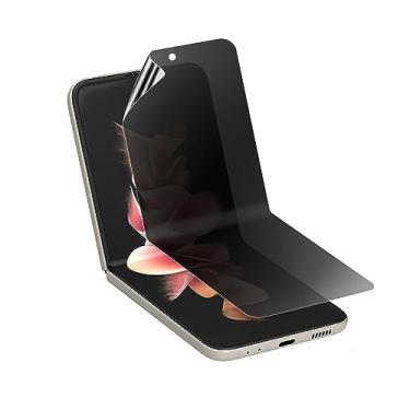 Imagem de Protetor de tela de privacidade TSMK para Samsung Galaxy Z Flip 4 5G, 1 peça de protetor de privacidade interno macio EPU para Z Flip 4 5G [antiarranhões] [livre de bolhas] (para Z Flip 4 -Interno)