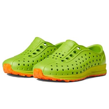 Imagem de Native Shoes Tênis infantil unissex Robbie (infantil), Verde palmeira/verde pickle/borracha City Speckle, 4 Toddler