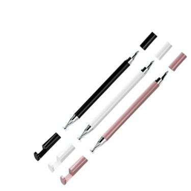 Imagem de Caneta Stylus para iPad (3 peças) 2 em 1. A outra extremidade pode escrever em papel para Apple/Microsoft/Surface/para Samsung Galaxy Tab A7/A8/A8plus/A9/A9plus compatível com todas as telas sensíveis