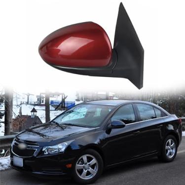 Imagem de Espelhos de porta lateral do passageiro adequados para Chevrolet Cruze 2009-2014 Acessórios de carro Montagem de espelho retrovisor lateral Lente ajustável de substituição