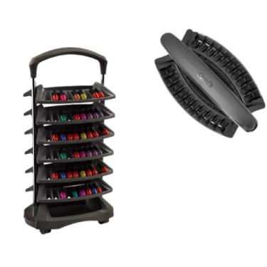 Imagem de santa clara, carrinho expositor de manicure 120 esmaltes diva Santa Clara