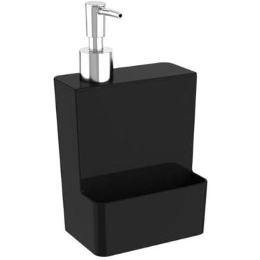 Imagem de Dispenser Para Detergente New Glass 600Ml, Preto, Coza