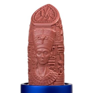 Imagem de Whats Up Beauty - Egyptian Queen Lipstick - Shade Eye of Ra Clean Cruelty Free Vegan Lip Makeup Coral Nude