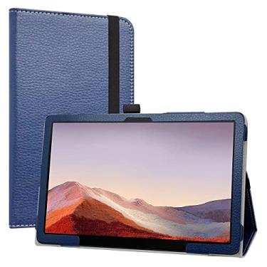 Imagem de JRTAL Capa compatível com TCL Tab Pro 5G/TCL TABMAX 10.4, capa fina de couro PU premium para tablet TCL Tab Pro 5G TCL-9198S/TCL TABMAX 10.4 9296Q (não serve para TCL Tab 10 5G 9183), azul