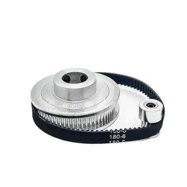 Imagem de Correia de sincronização 60t 12 dentes 2gt conjunto de polia de correia dentada gt2 2m acessórios de redução largura da correia 6mm bore4-14mm engrenagem síncrona para impressora 3d3:1 Correia de acio