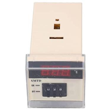 Imagem de Controlador de Temperatura Com Display Digital LCD de Alta Precisão Com Entrada de Termopar Tipo K Shell ABS Com Display Transparente XMTD-2001 para Embalagens de Máquinas de