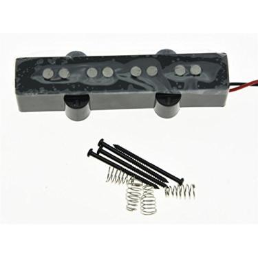 Imagem de KAISH Captador de baixo preto 4 cordas J Bass Alnico 5 Bridge 60s Vintage Sound Jazz Bass Pickup
