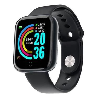 Imagem de Relógio Smartwhatch Digital D20 - 01Smart, Preto