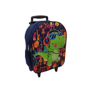 Imagem de Mochila escolar no carrinho Dinossauro - DB