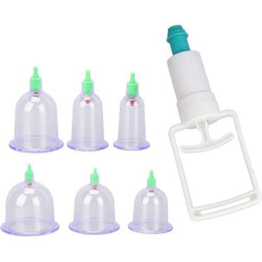 Imagem de 6 Copos Chines Sucção Terapia Ventosa Cupping Massagem - Sweet Home