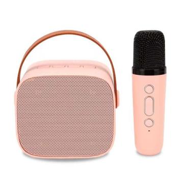 Imagem de Caixinha de Som com Microfone 12V, Som Profissional, Material Plástico