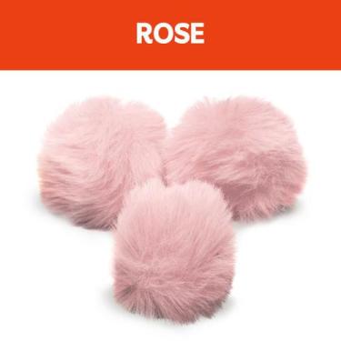 Imagem de Pompom - Pelúcia 70 Mm - 30 Unidades - Rose - Nº: 135 - Nybc