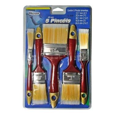 Imagem de Pincel Para Pintura Com 5 Peças - Western