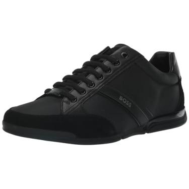Imagem de Hugo Boss Tênis masculino Saturn Low Profile, Preto aberto, 44