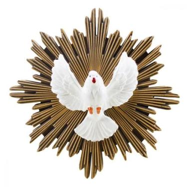 Imagem de Imagem Divino Espirito Santo Madeira 40Cm Inquebrável - Imagem Sacra P