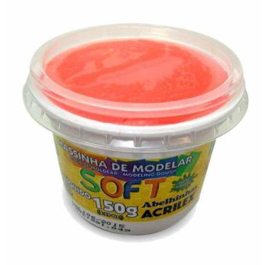 Imagem de Massa para modelar soft 103 vermelho 150g  / un / acrilex