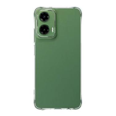 Imagem de Capa Capinha Anti Impacto Transparente Compatível Com Moto G35 5G Tela de 6.7 Polegadas - (Hard Glass Store)
