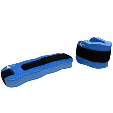 Imagem de Par Caneleiras Em Eva Hidroterapia 3 à 4kg DF1100 Azul Dafoca Sports