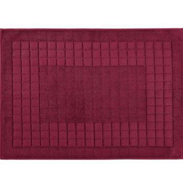 Imagem de Toalha para Pés Teka Duomo Cor: Vermelho - TEKA TECELAGEM KUEHNRICH S.