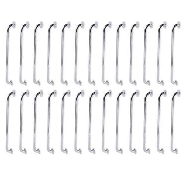 Imagem de Alça de Apoio 80cm Barra Inox Kit 26 Unidades Idoso Cadeirante Acessib
