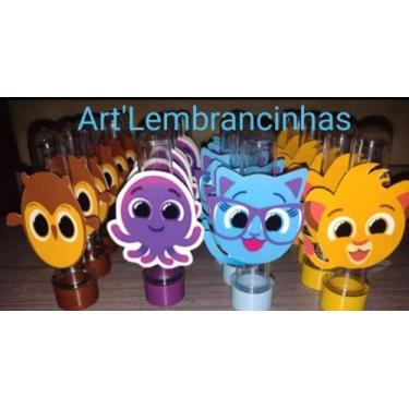 Imagem de Tubete 3D bolofofos - Tubete bolofofos 