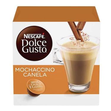 Imagem de 10 Cápsulas Dolce Gusto - Mochaccino Canela - Nescafé, 10 Cápsulas, Ca