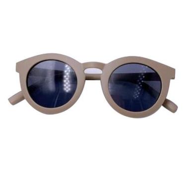 Imagem de Óculos de Sol Retro UV400 Infantil Menino e Menina - Miimos, Brown