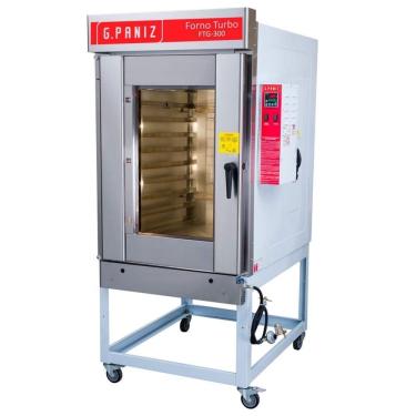Imagem de Forno Turbo á Gas 10 Assadeiras Ftg300 G.paniz Forno Epóxi Bivolt
