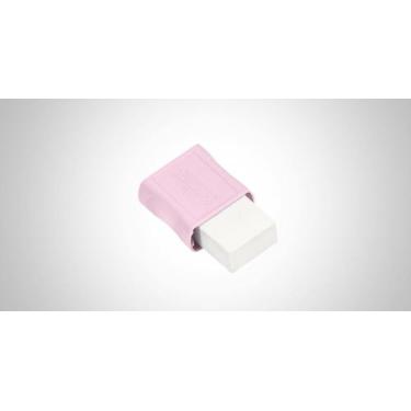 Imagem de Borracha Pequena Pastel com capa plástica Tons Pásteis - BRW, ROSA