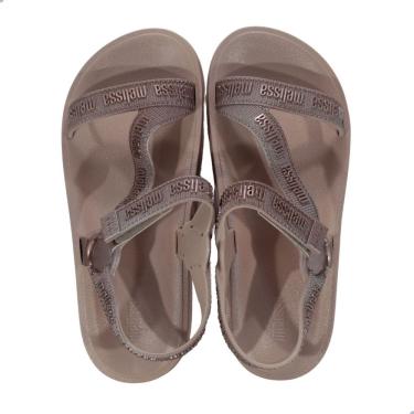 Imagem de Sandália Feminina Melissa Stripes M-Lover Metallic Rosa Metalizado