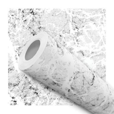 Imagem de Papel de Parede Adesivo Marmorizado Cimento Queimado Concreto Industri