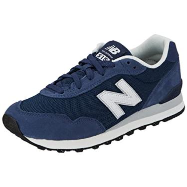 Imagem de New Balance Tênis feminino 515 V3, Azul-marinho/branco 2, 5.5