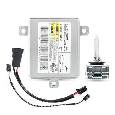 Imagem de Módulo de unidade de controle de lastro de farol Xenon HID 8K0941597B com ignição e lâmpada D3S compatível com Audi A3-A8 Q5 Q7 S4-S8 VW CC Eos Jetta Tiguan Touareg Chrysler 300 Dodge Viper
