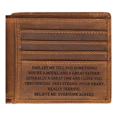 Imagem de Carteira personalizada gravada para o pai, presente para o pai no aniversário, Natal, For-dad-002, One_Size