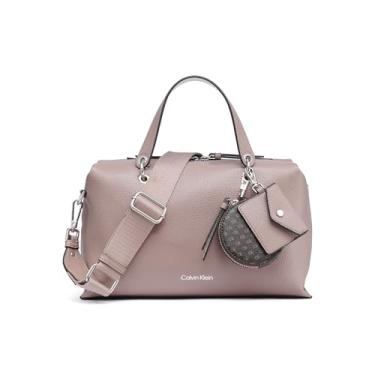 Imagem de Calvin Klein Bolsa Cali, Cacau/Querubim Branco, One Size