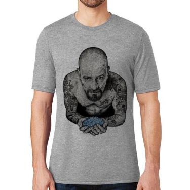 Imagem de Camiseta Walter White Tattoo Heisenberg - Foca na Moda, Cinza, M