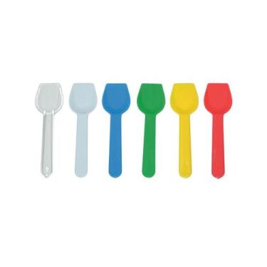 Imagem de Pá Pequena Colorida Pazinha de Sorvete Sobremesa - 200 unid - Elite