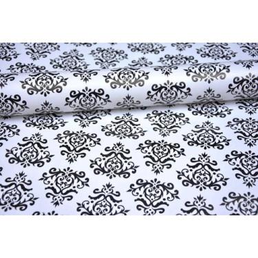 Imagem de Papel Adesivo Contact De Parede Arabesco Preto 45 Cm X 10 Metros - Fil