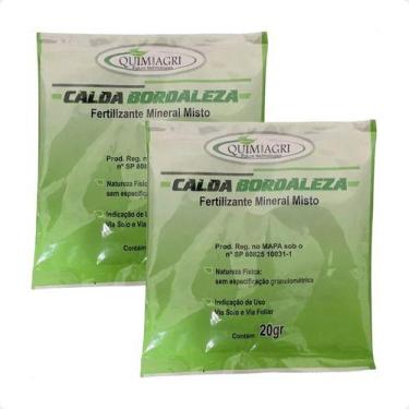 Imagem de 2 Calda Bordaleza Hidroponia E Controle Fungos - 20 G - Quimiagri