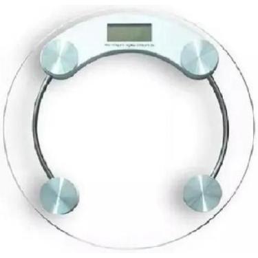 Imagem de Balança De Piso Digital De Vidro Redonda 180Kg - Bons Cheff - Wellmix