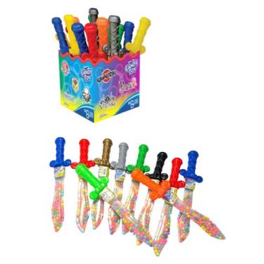 Imagem de Espada com Balinhas Confeitos 5un x 30gr Candy Toy - Genérica