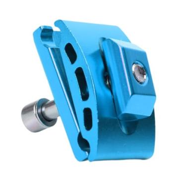 Imagem de oshhni Bicicleta SeedPost Cramp Head Selddle Pipe Head Connector para reparar Bike Mountain Bike Portátil Cabeça, Azul