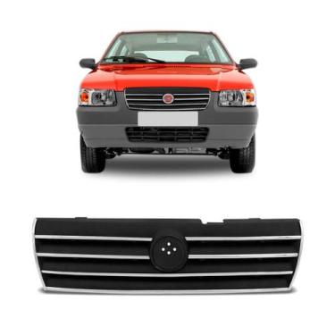 Imagem de Grade Radiador Uno 2004 2005 Friso Cromado - SP ACESSÓRIOS