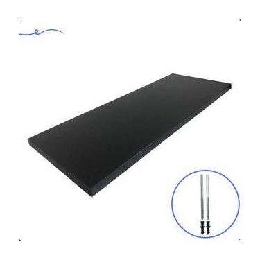 Imagem de Estante Preta MDF 90x30cm de Parede Ambientes Modernos - Maclavi Móvei