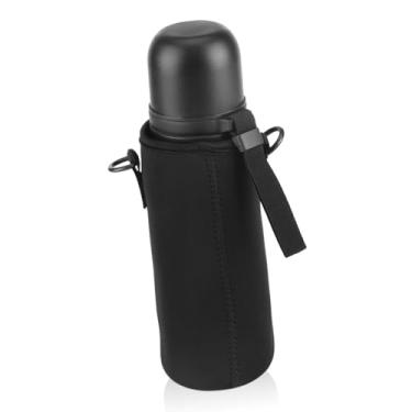 Imagem de YCTZE Sports Outdoor Sports Water Bottle Manga, Suporte de Bolsa de Transporte Ajustável Perfeito para Camping, Caminhada, Pesca, Garrafas de água 1L e 2L Com Alça de Ombro (Altura 15cm) (Altura