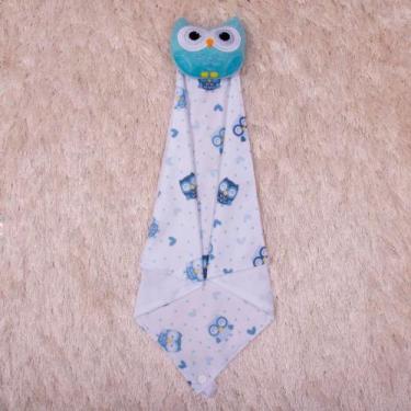 Imagem de Naninha De Bichinhos Para Bebe Coruja - Miguel Baby, Azul