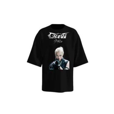 Imagem de Stray Kids Giant Camisa Unissex Estampada  Oversized - loja dinka, g, 