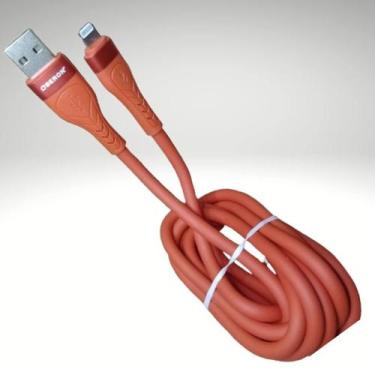 Imagem de Cabo carregador de Celular Lightning IOS 2 metros Carregador e Transfe