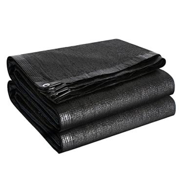 Imagem de 97% pano protetor solar, rede de sombra de estufa de jardim, rede de sombreamento com ilhós, tecido de cobertura de plantas, malha resistente a UV, para pérgola, plantas de pátio, galinheiro, ao ar